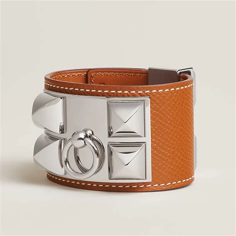 bracelet collier de chien hermes gold
